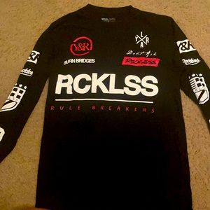 young and reckless long sleeve size SMALL
